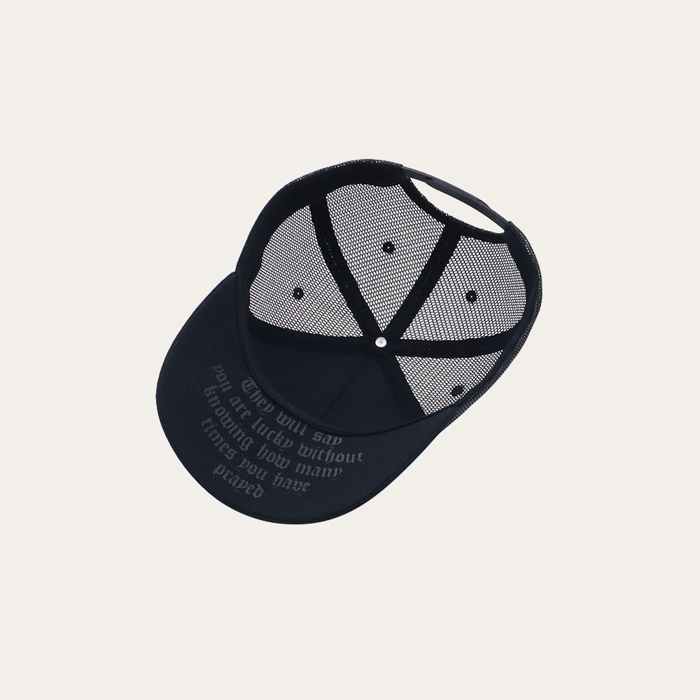 BLESS Trucker Cap - Deep Black