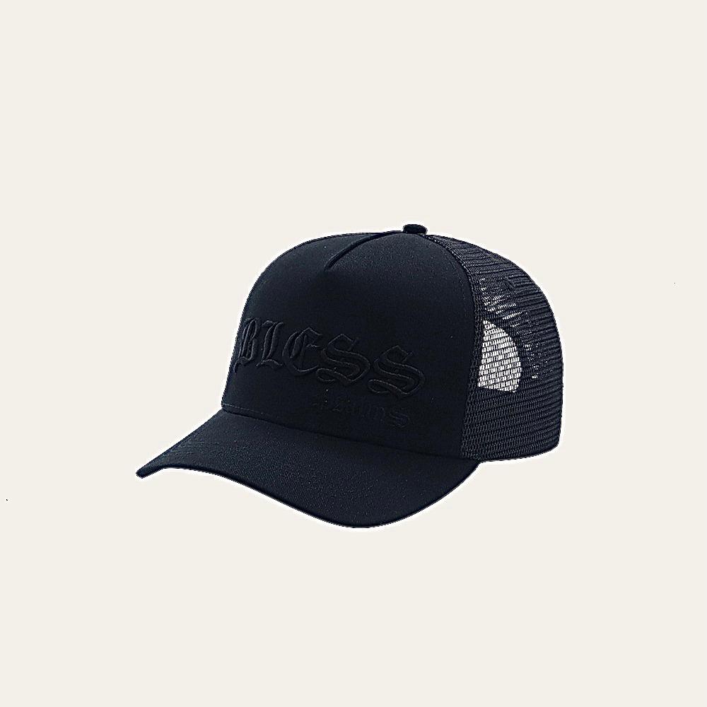 BLESS Trucker Cap - Deep Black