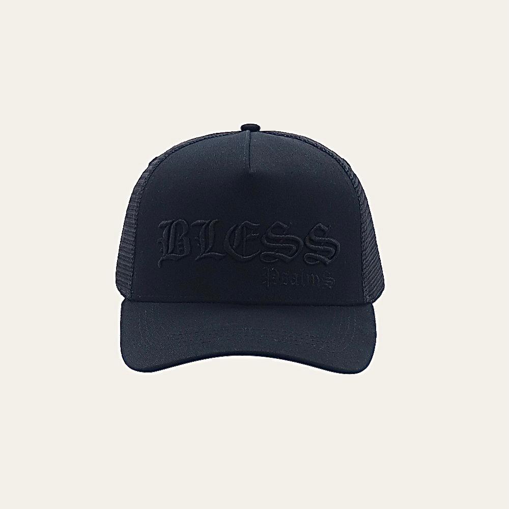 BLESS Trucker Cap - Deep Black